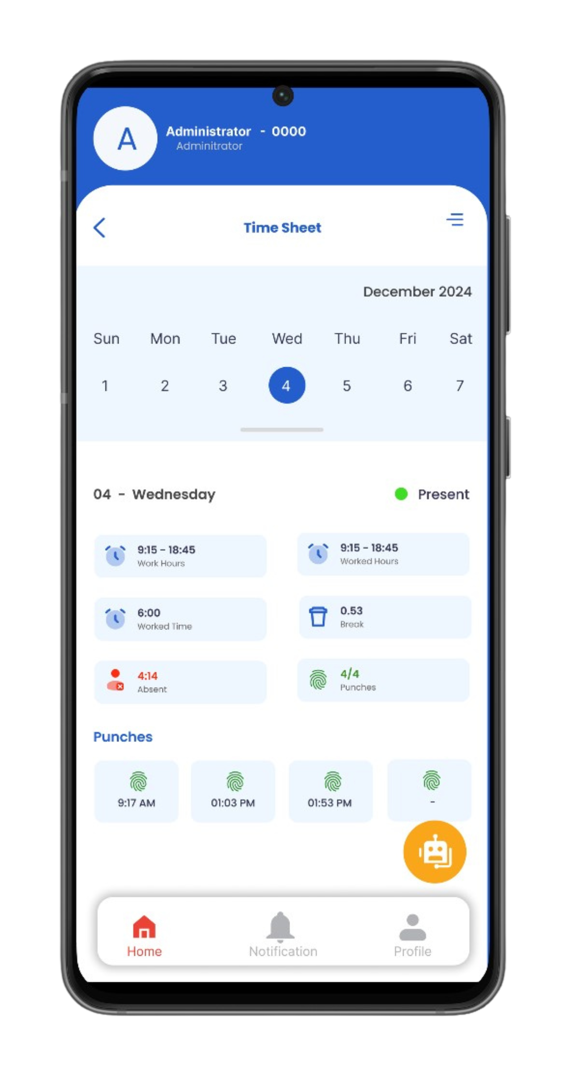Hr Metrics Mobile Application